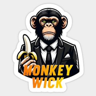 Monkey Wick Sticker